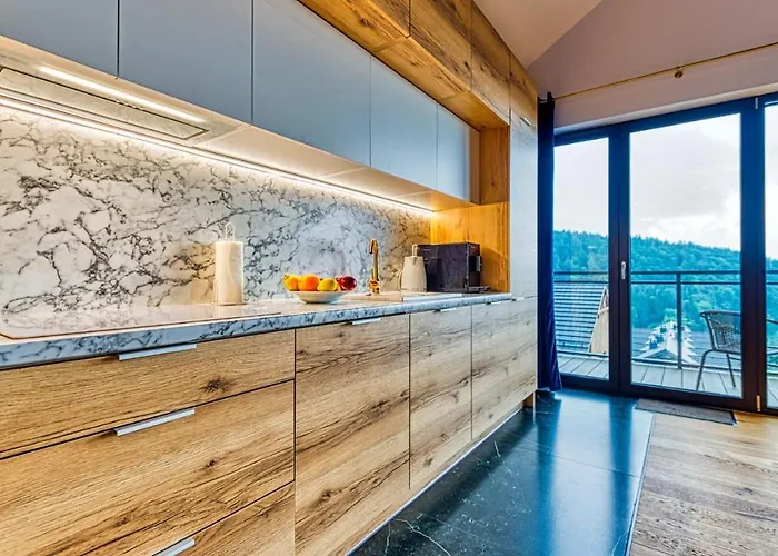 Penthaus Dwupoziomowy Z Klimatyzacja I 2 Lazienkami - 5d Apartment *